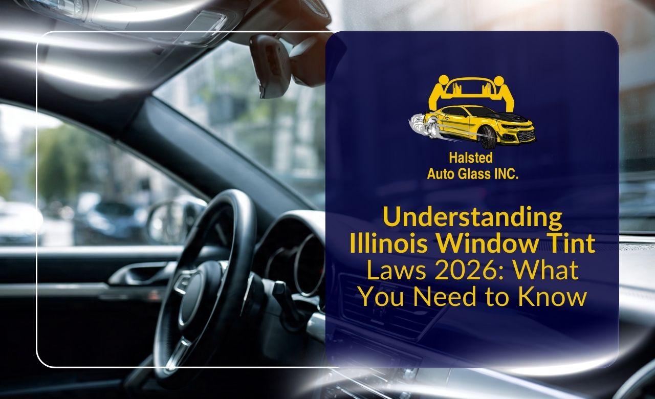 Illinois window tint laws 2026 overview with VLT Illinois guidance