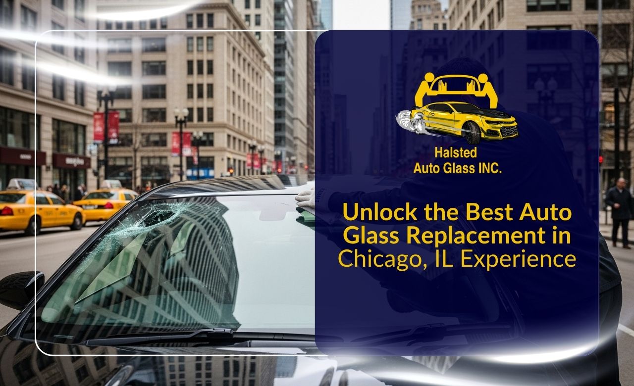 Auto glass replacement in Chicago, IL completed by trained technicians