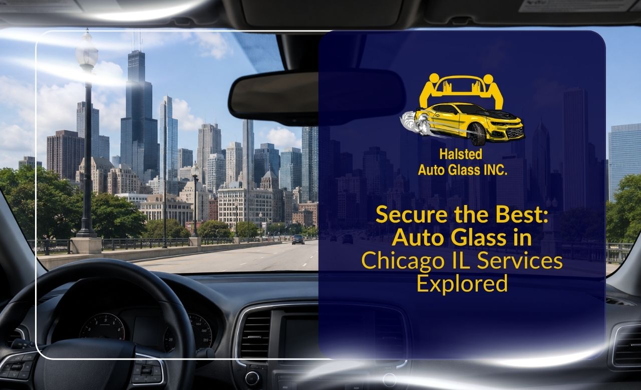 Auto glass in Chicago, IL with a clear windshield view