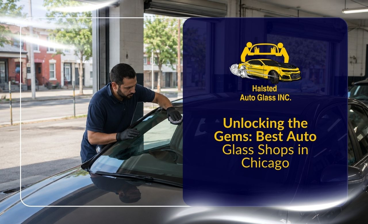 Auto glass shops in Chicago helping drivers with windshield service